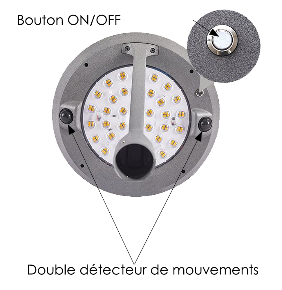 Borne solaire 3000°K